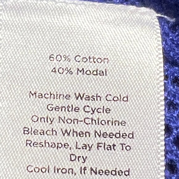 💙Talbots Size Large Cotton-Blend Cardigan Effortless Fall Layer Style Bold crop - Picture 5 of 8